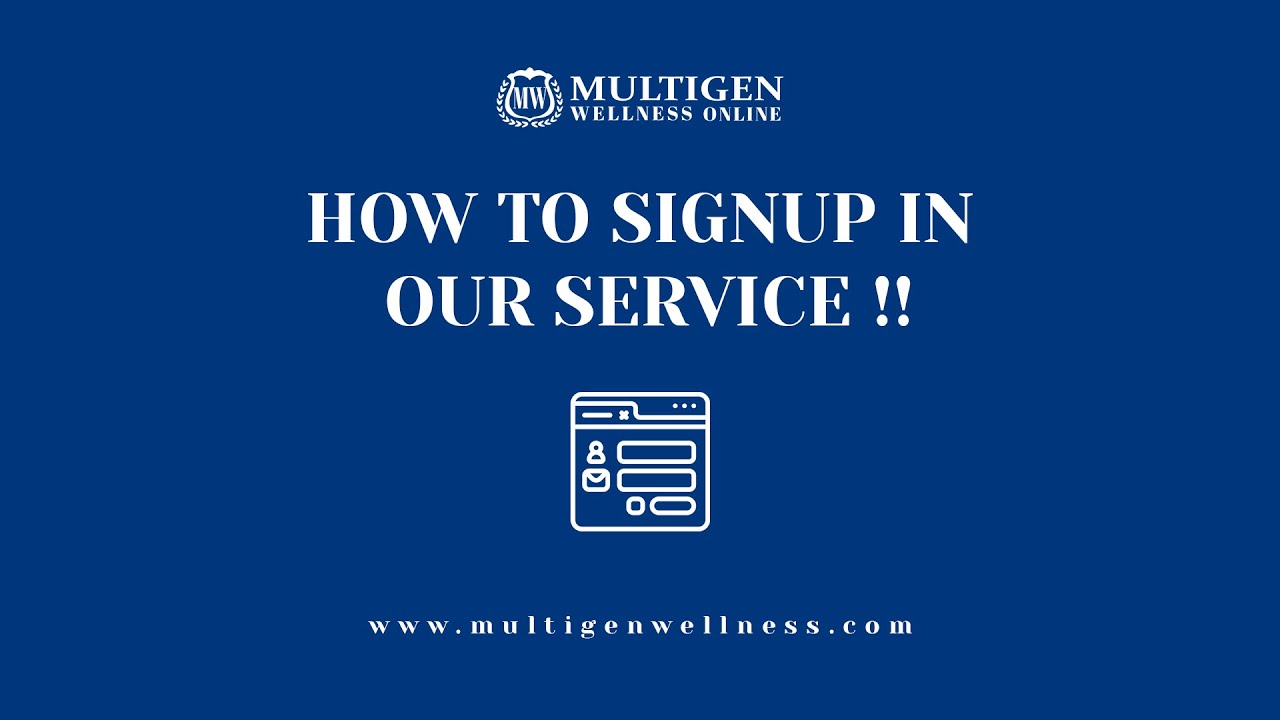 This how to signup in our service !!
