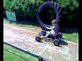 Thomas gokarting at Finkley Down