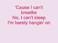 Kelly Clarkson- Behind These Hazel Eyes (lyrics)