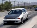 DRAGTEAM red civicEG  ls/vtec  vs  CIvic EG  k20