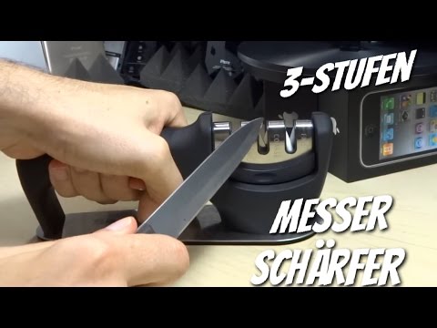 So ist man immer scharf - Der 3 Stufen Messerschärfer von Simple Taste im Test Review