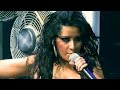 christina aguilera stripped concert