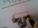 how to draw letter t in 3d
