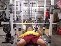 Matthew Lindsay - Bench Pressing - 225lbs.