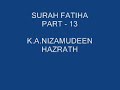 QURAN TRANSLATION IN TAMIL SURA FATHIA 13 (TAFSEER) BY HAZRATH K.A.NIZAMUDEEN MANBAVEE