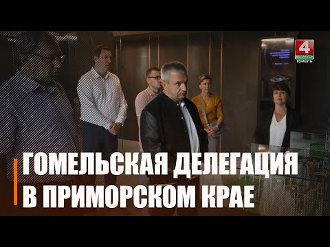 Делегация Гомельской области посещает Приморский край видео