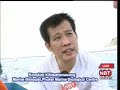Special Report for Andaman News NBT (VHF dial) +  Radio Thailand FM90.5 at 8.30am  perhaps repeats on Phuket Cable TV channel 1 at 7pm  1am, broadcast to Phang Nga, Krabi  Phuket provinces   maybe Mazz Radio FM108 at 7pm in Phuket, Friday 26 December 2008  http://thainews.prd.go.th/newsenglish/  www.YouTube.com/AndamanNews.com
Send comments to  AndamanNews@yahoo.com

 Staff from the Phuket Marine Biological Centre or PMBC and the Coastal Fisheries Centre in Prachuab Kirikhan are seen here putting tags reading Save Giant Clams on these two year old giant clams or in Thai name: Hoi Mue Suea.
   
A marine biologist team removed these animals from nursery sites and cages underwater near Mai Ton Island. They are being prepared to be released in the sea near Racha Yai Island off southern Phuket. 

We witnessed the collecting and releasing of the marine lives that day. A Senior Fisheries Biologist from Prachuab Kirikhan Coastal Fisheries Centre, Jintana Nugranad, explained that the whole population of giant clams in Thailand has decreased dramatically in the past ten years as people pick up giant clams and use them as decorative items for homes or eat the flesh inside for consumption.  
The aim of this project is to increase the population of giant clams here in the future. The Coastal Fisheries Centre joined hands with the PMBC to conserve giant clams in the Andaman Sea area. 

The Coastal Fisheries centre in Prachuab Kirikhan conducted the breeding and helped plant them in the nurseries with the PMBC both for conservation and economic purposes. Later on they will mainly focus on conservation of the Giant Clams only. 

When the giant clams were one year old or 5-7 centimeters shell length, they were transferred from Prachuab KIrikhan and nursed under water in cages for two years at Mai Ton Island off Phuket. Kongkiat Kittiwattanawong explained why they nurse the giant clams at Mai Ton:
 

After two years they are removed to be released in other locations to spread out the population. This time they were released near Racha Yai Island. Kongkiat said this location was picked as there are local conservationists  even fishermen who agreed to take care of the marine resources there:
Giant clams came under lists of protected animals in Thailand since 1994. The Save Giant Clams project needs fishermen and divers cooperation to help conserve all the marine resources connected in the food chain. The representative of the local Racha island fishermen said that he was happy that the PMBC chose that area near Racha Island to plant the giant clams and will help conserve them.