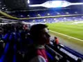 Arsenal fans singing before Spurs match
