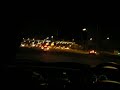Driving through an auto toll both at speed Driving through an auto toll both at speed