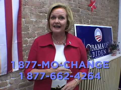 Claire McCaskill Needs Missouri to Elect Barack