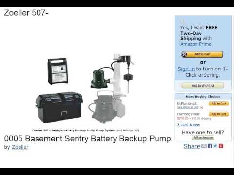 Zoeller 507 Battery Backup Basement Sump Pump 0 Zoeller 507 Battery Backup Basement Sump Pump