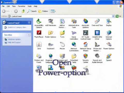 how to enable hibernate in windows xp