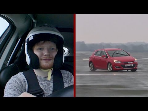 ED SHEERAN drives for the FIRST TIME on TOP GEAR