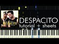 Luis Fonsi - Despacito ft. Daddy Yankee - Piano Tutorial - How to Play