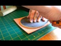 Sticking and Cutting Table Tennis Rubbers