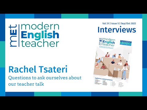 Questions to ask ourselves about our teacher talk - Rachel Tsateri