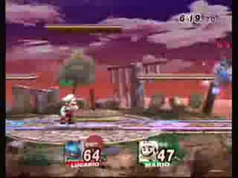 wwjasond (mario) vs Darrell (lucario) 2