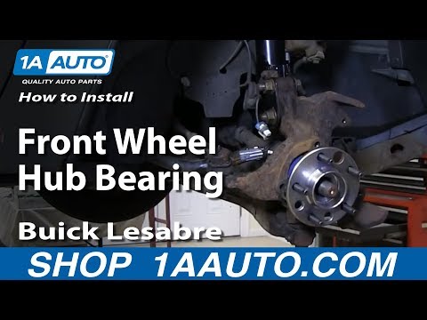 How To Install Replace Worn out Front Wheel Hub Bearing 1992-99 Buick Lesabre Pontiac Bonneville