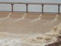 Fairbairn Dam spillway 24 hours after it went over
