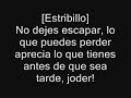 aprecia lo que tienes porta