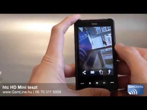 HTC HD mini teszt vide�