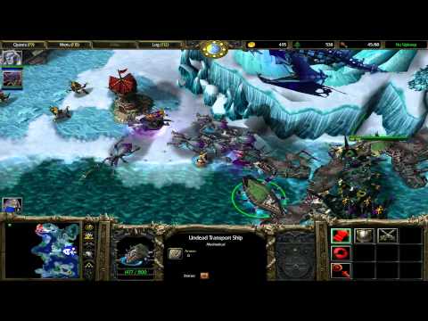 how to harvest lumber with undead in warcraft 3
