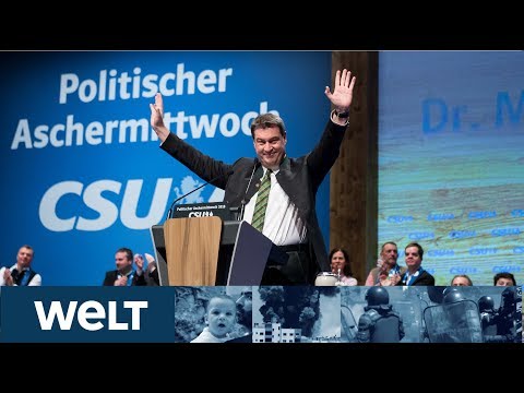 Markus Söder heizt beim Politischen Aschermittwoch de ...