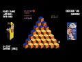 english / korean / japanese / (publisher) 1978 space invaders / ???? ???? / ?????????? (taito) 1979 asteroids / ??? ??? (williams) 1979 galaxian / ???? / ??????? (namco) 1980 defender / ??? / ??????? (williams) 1980 centipede (atari) 1980 moon cresta / ? ???? / ??????? (nichibutsu) 1980 tank battalion / ?? / ???????? (namco) 1980 pac-man / ?? / ????? (namco) 1981 ms.pac-man /?? ?? / ??????? (namco) 1981 galaga / ??? / ???? (namco) 1981 new rally x / ??? / ??????x (namco) 1981 donkey kong / ??? / ??????? (nintendo) 1981 pleiads / ???2 / ????? (tehkan) -omission- 1981 frogger / ??? / ????? (konami) 1981 scramble / ???? / ?????? (konami) 1981 super cobra / ?? ??? / ??????? (konami) 1982 pooyan/ ?? / ???? (konami) 1982 time pilot / ?? ??? / ????????(konami) 1982 xevious / ???? / ????????? (namco) 1982 pole position / ? ??? / ???????? (namco) 1982 dig dug / ???? / ????? (namco) 1982 mr.do / ??? ? / ?????? (univerasal) 1982 joust / ??? / ?????(williams) 1982 tron / ?? / ??? (bally midway) 1982 jungle hunt / ?? / ???????? (taito) 1982 ponpoko / ??? / ???? (sigma.ent) 1982 pengo / ?? / ??? (sega) 1982 zaxxon / ?? / ???? (sega) 1982 popeye / ??? / ???(nintendo) 1982 burger time / ???? / ??????? (data east) 1982 bump  ... 