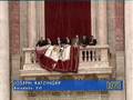 Benedetto XVI . L'elezione di Papa Benedetto XVi (dal TG1)