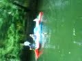 Idiot schwimmt im kaltem wasser (oker)