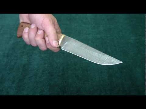 Изготовление рукояти ножа из бересты видео