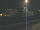 Pendolino and freight train with Dr16-locomotive in Iisalmi.