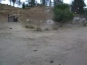 HPI Baja 5b Boosting it in the dunes