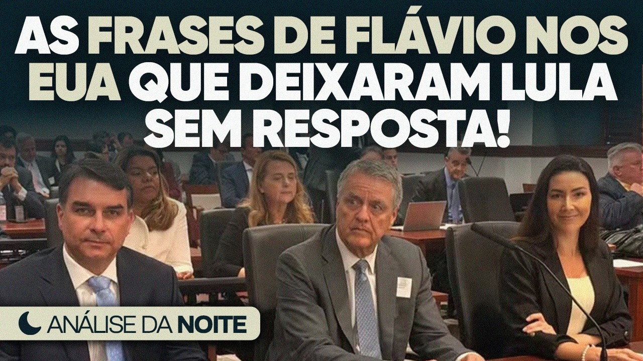 🚨 Saiba Como Foi o Discurso de Flávio nos EUA Contra o Tarifaço!