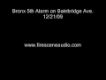 Bronx 5 Alarm Fire on Bainbridge Ave 12/21/09