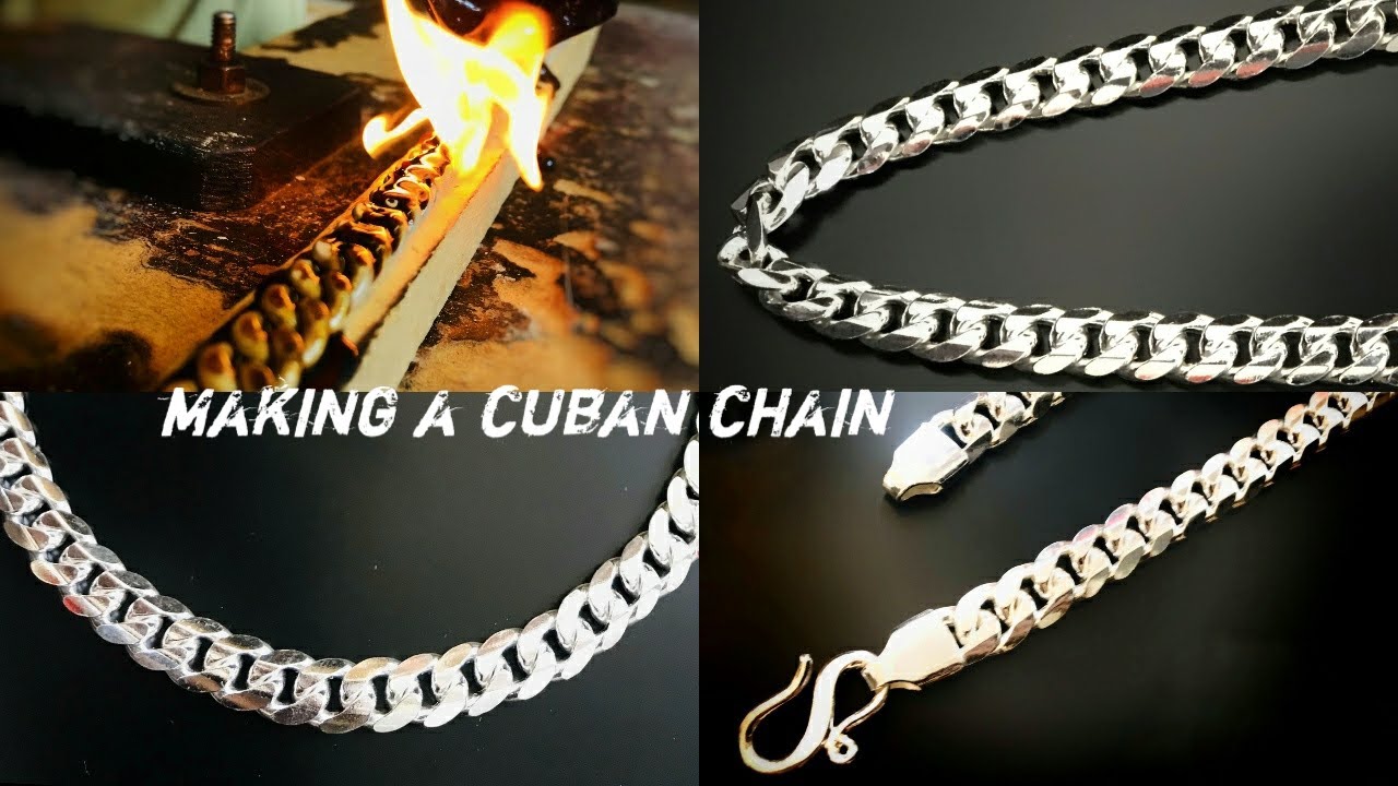 Making A Cuban Chain | Handmade Silver Chain | Making of Silver Cuban Link