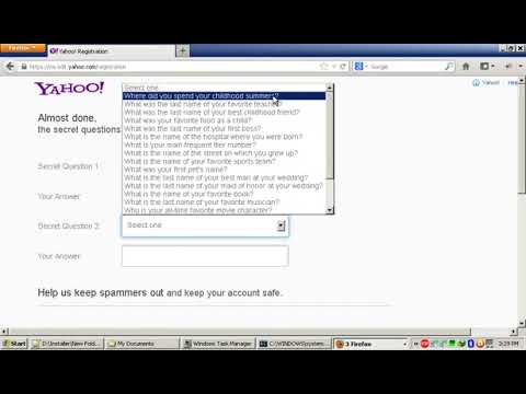 how to sign up to yahoo