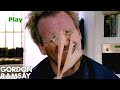 Gordon Ramsay reveals his disguise to Delia Smith