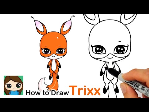 video-linktoworks-How to Draw Miraculous Ladybug Kwami Trixx Easy