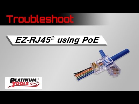 Terminating EZ-RJ45 for PoE