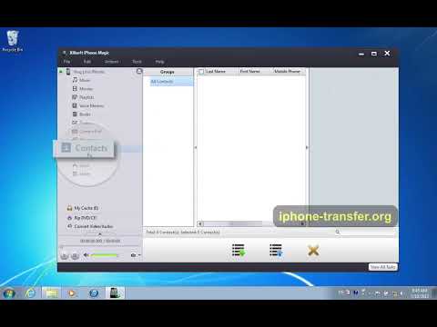 how to sync contacts from iphone to computer