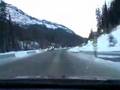 Road to Sunshine Skiresort