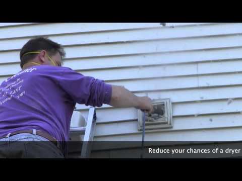 how to clean lint from dryer vent pipe