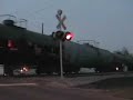cn fulton turn leaving paducah ky after the last rays of teh sun have slipped below the horizon. the pal gondolas loaded with rock were bound for greenwood mississippi