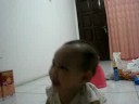 Baby Talking in the glass