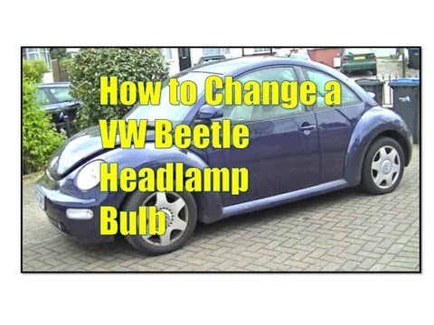 VW Beetle Headlight Bulb Change Simple Easy Steps