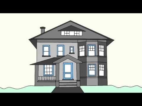 how to draw a house