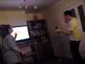Hannah and Alex on Singstar