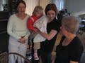 jan pat and vickie: singing at jan's house on patriots day in april 2008