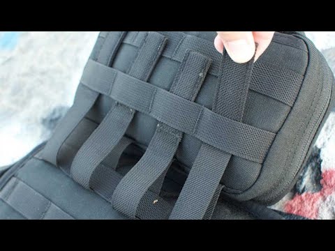 how to attach equipment to molle